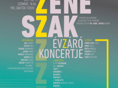 A Zene Szak évzáró koncertje (2017. június 17., 18 óra, Bartók terem)